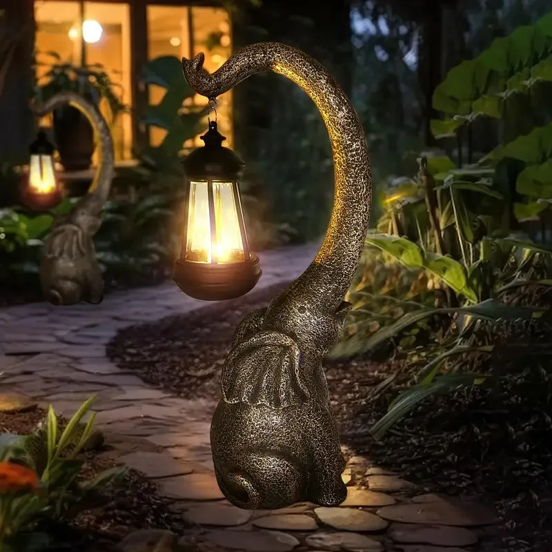 EleGlow | Solar-Powered Elephant Lamp