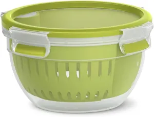 Emsa N10722 Clip & Go Fresh tin, Plastic, Green