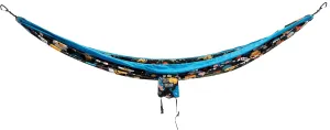 ENO DoubleNest Hammock - Lightweight, Portable, 1 to 2 Person Hammock - for Camping, Hiking, Backpacking, Travel, a Festival, or The Beach - Brave Trails/Teal