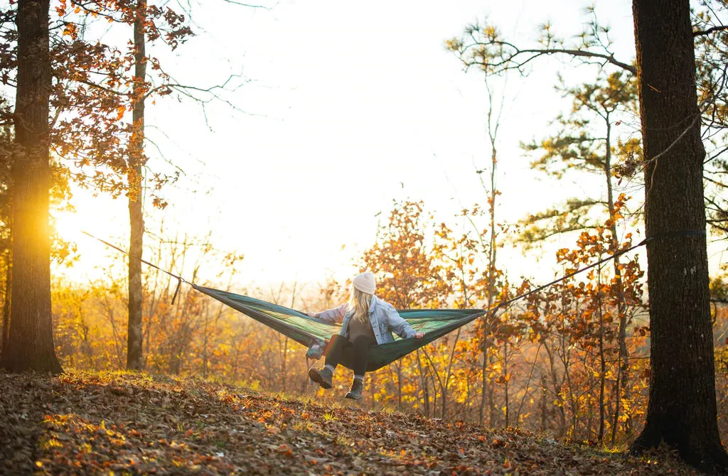Eno DoubleNest Print Hammock - Boulder/Melon