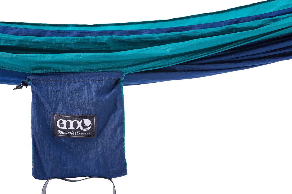 Eno DoubleNest Print Hammock - Tropic/Merlot
