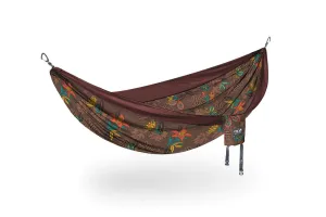 Eno DoubleNest Print Hammock - Tropic/Merlot
