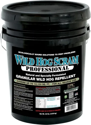 Epic Professional Wild Hog Scram Repellent 22lb Bucket