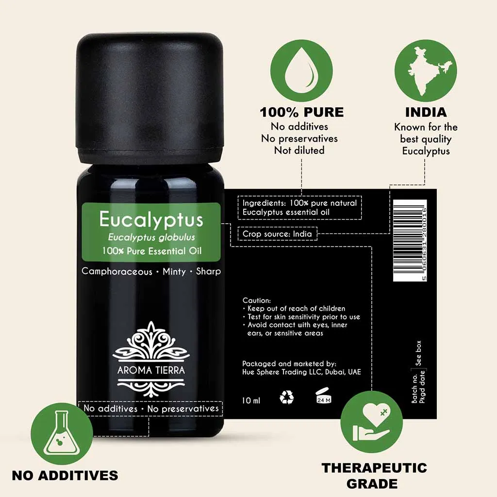 Eucalyptus Essential Oil - 100% Pure Natural