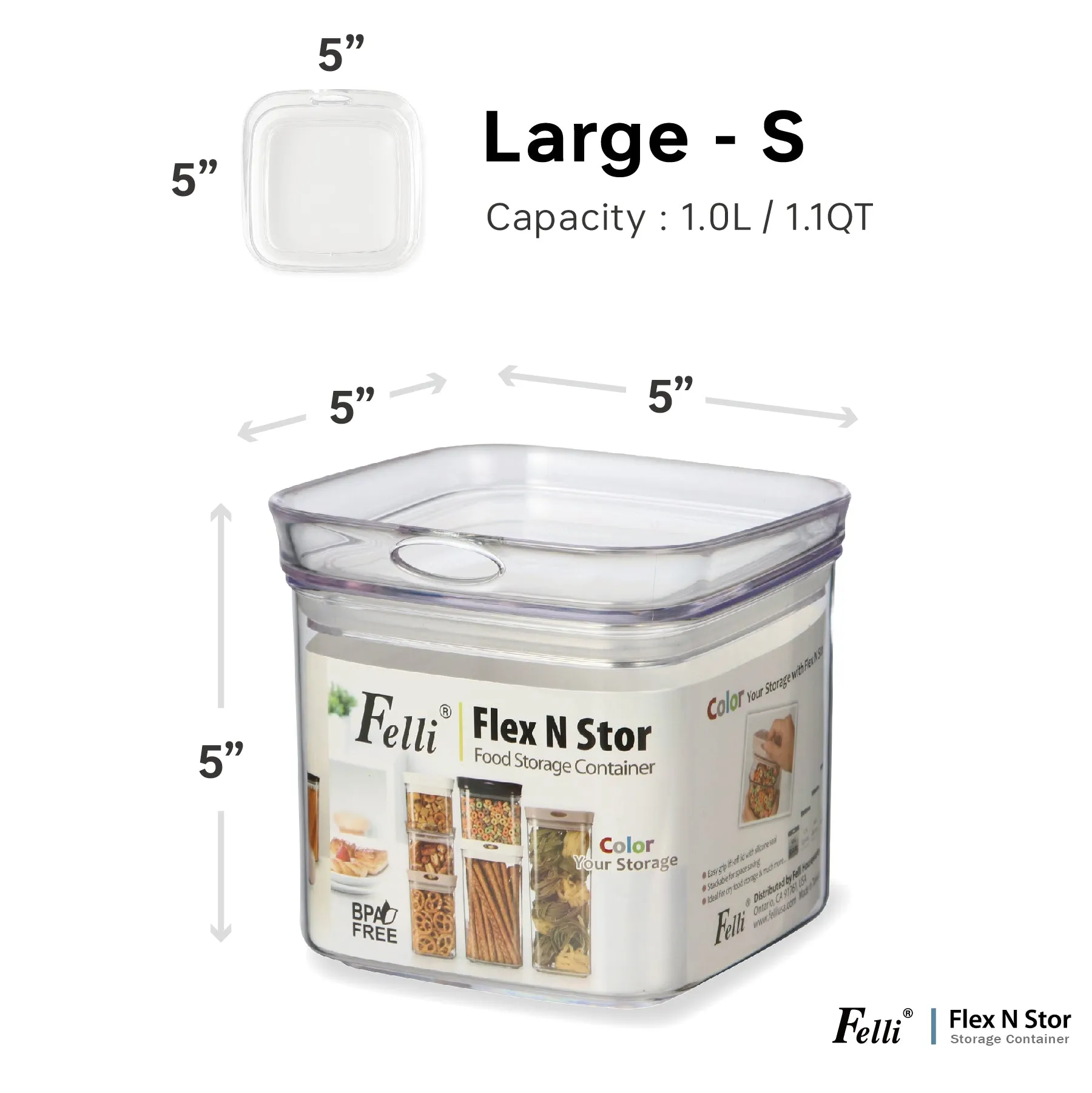 Flex N Stor 5" Large-S 1.1QT/1.0L