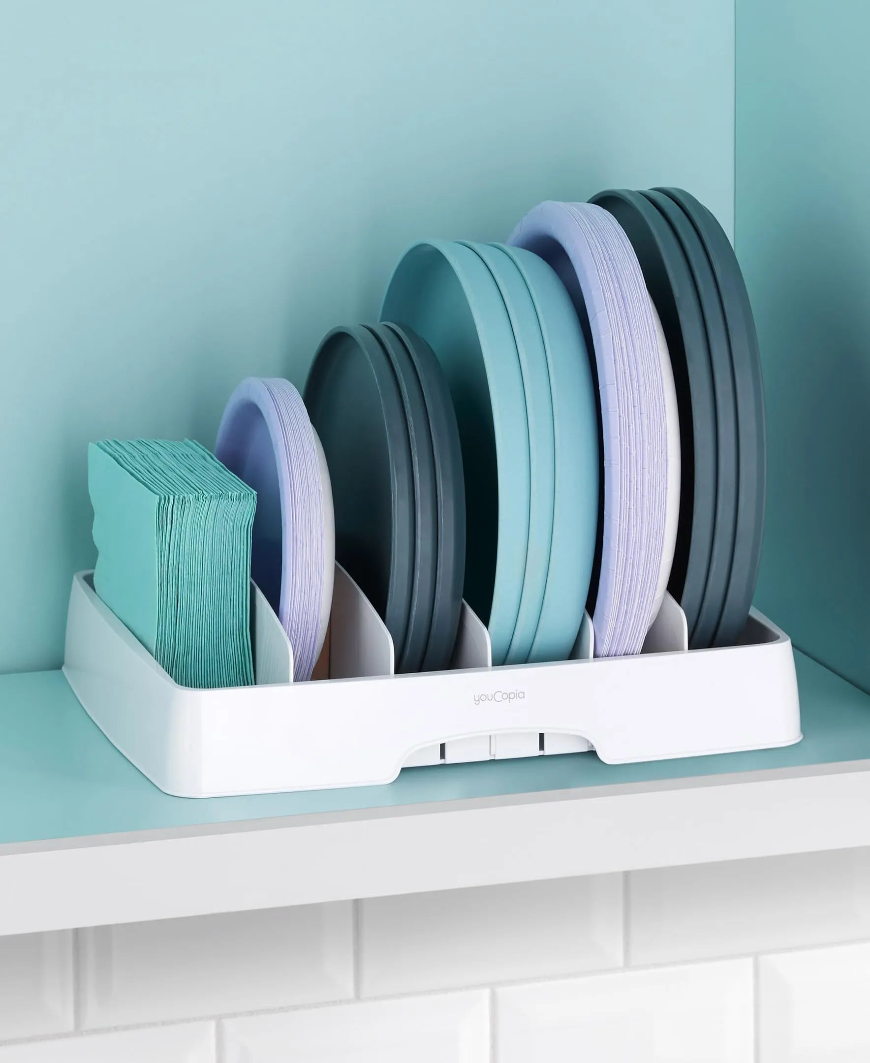 Food Container Lid Organizer
