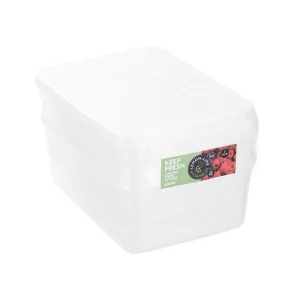 Food Storage Container 600ml 2pk