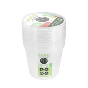 Food Storage Container Round 700ml 8pk