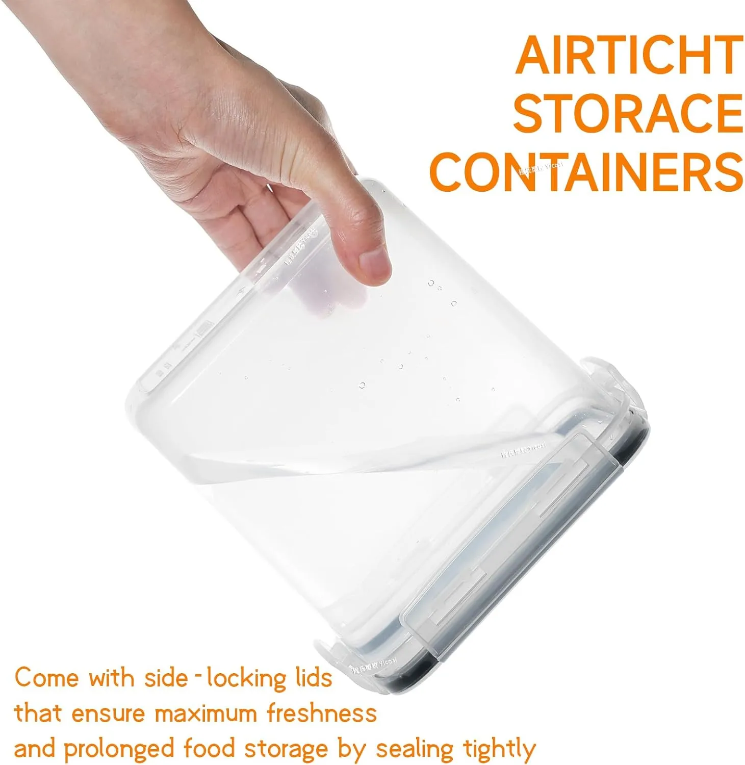 Food Storage Containers With Lids Airtight - 24 PCS With Label - BPA Free Cereal Containers Storage,Plastic Pantry Kitchen Organizers and Storage for Dry Goods,Chip,Grain Sugar and Flour Organizing
