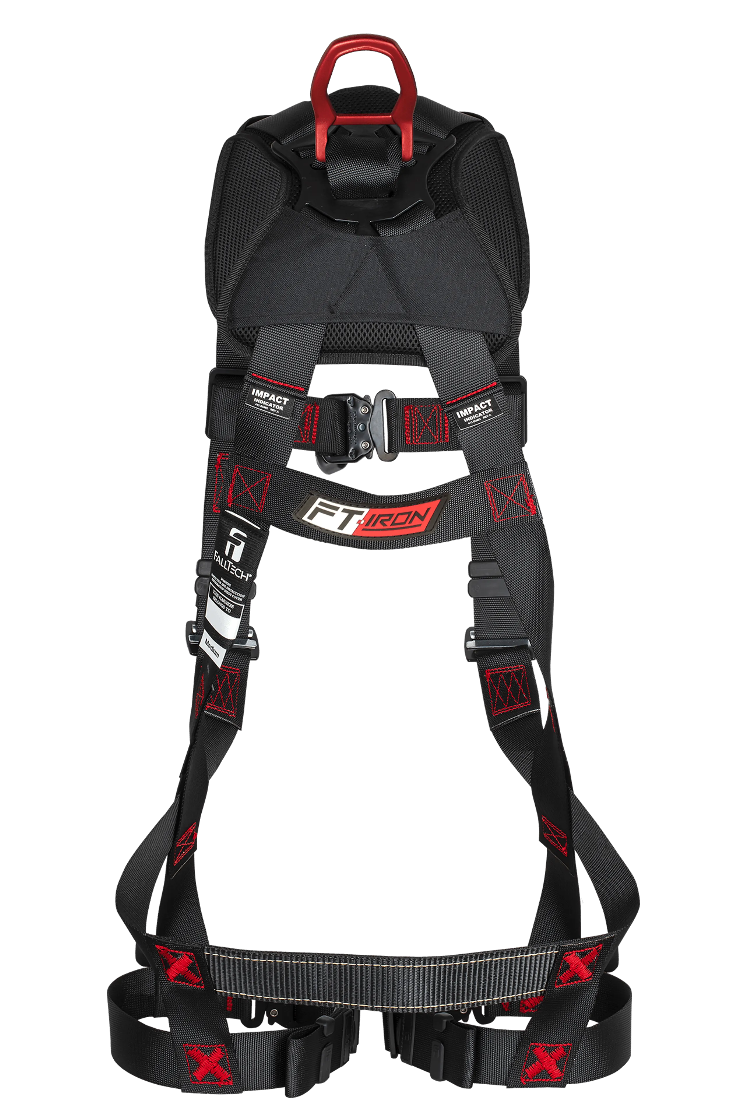 FT-Iron™ Front D Climbing Non-Belted Full Body Harness, Quick Connect Adjustments Large