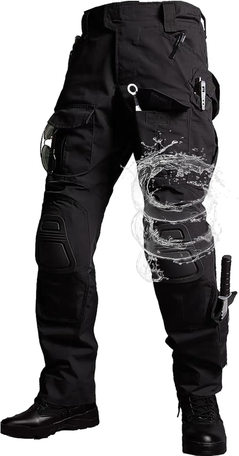 G3 Tactical Combat Pants, Men's Military Ripstop Camo Army Pants for Outdoor Hunting Paintballing - No Kneepad