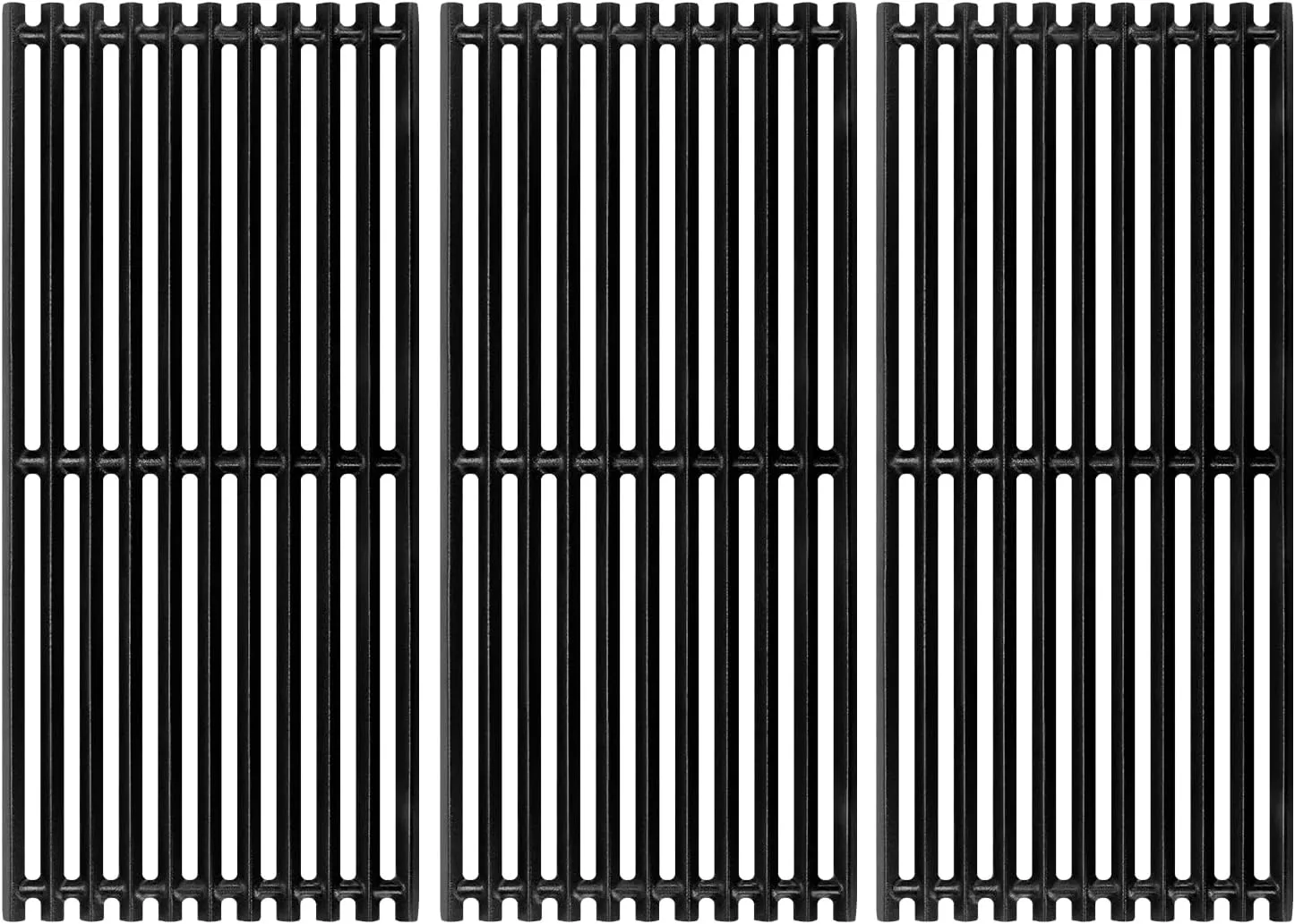 GGC 17" Grill Grates Replacement for Charbroil Infrared 3 Burner 463242515 463242516 G466-0025-W1A 463243016 463246018 463346017, Cast Iron Charbroil Grill Replacement Parts