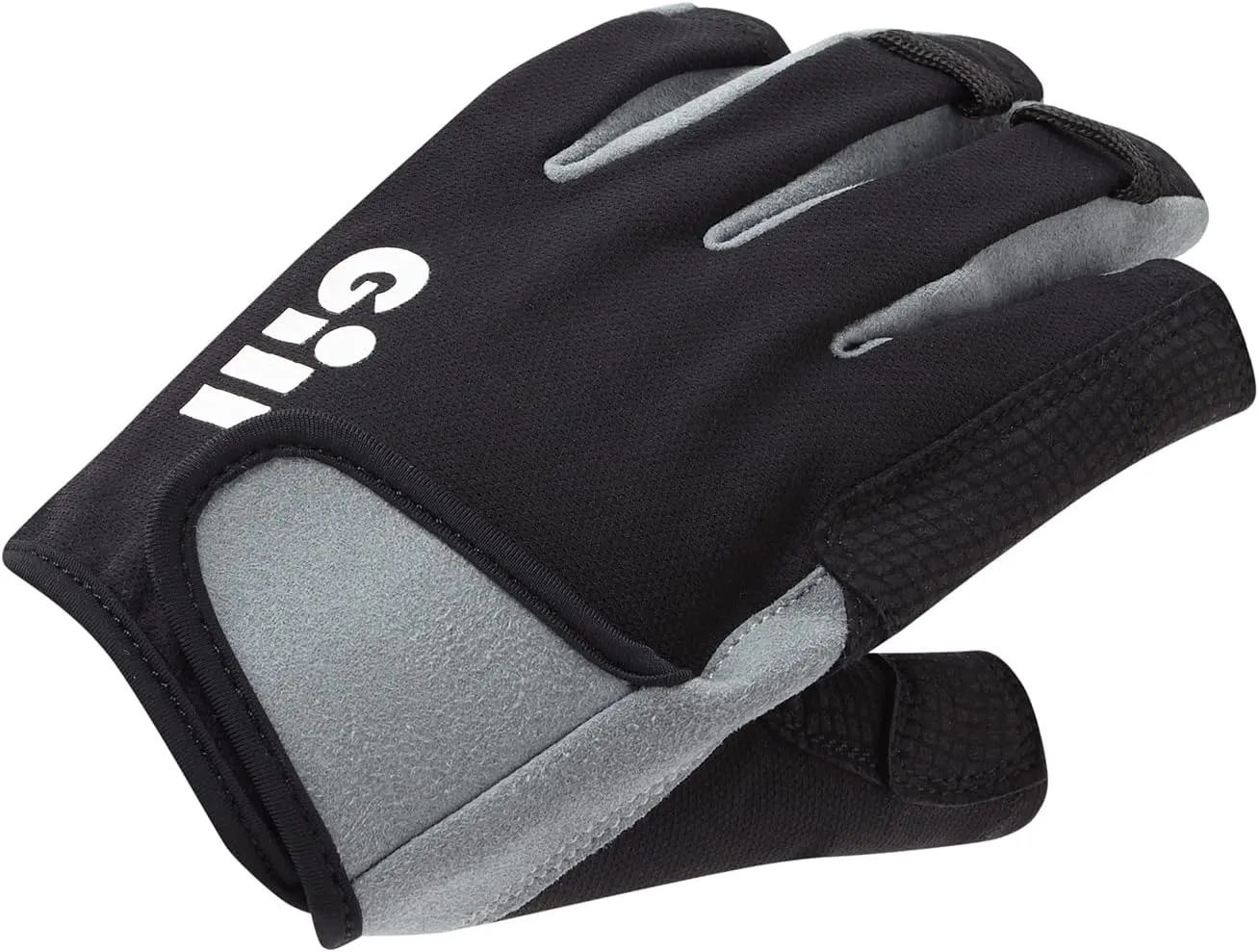 Gill Deckhand Sailing Gloves Short Finger with 3/4 Length Fingers - 50  UV Sun Protection & Water Repellent