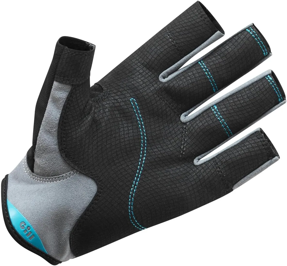 Gill Deckhand Sailing Gloves Short Finger with 3/4 Length Fingers - 50  UV Sun Protection & Water Repellent