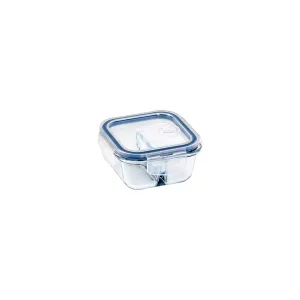 Glass Containers 2 Divider Square 300ml