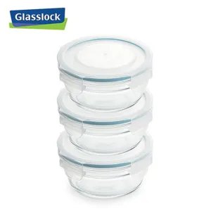 [Glasslock] 0.73Cup/173ml Round Food Storage Containers 6-Pcs Set