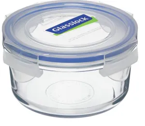 Glasslock Round Tempered Glass Food Container 115mm X 57mm - 400ml