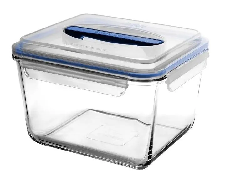 Glasslock Tempered Glass Rectangular Handy Food Container - 3700ml