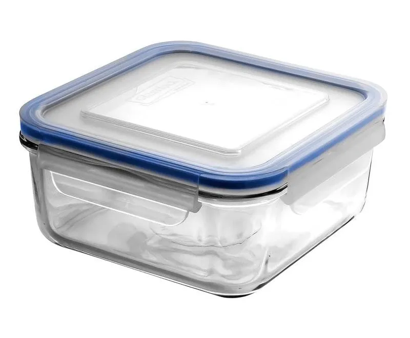 Glasslock Tempered Glass Square Food Container - 850ml