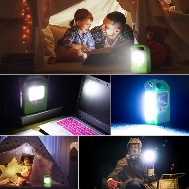 Green Petrol Can Design Solar Powered Emergency COB   LED Light