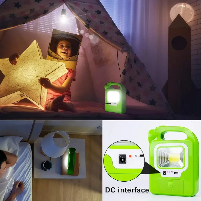 Green Petrol Can Design Solar Powered Emergency COB   LED Light