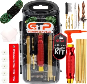 Gun Cleaning Kit .223/5.56, .223, Rifle Cleaning Kit 5.56 - Complete Maintenance & Repair System with Brushes, Mop, Brass Jag, Bore Rope Cleaner, Rods & Patches