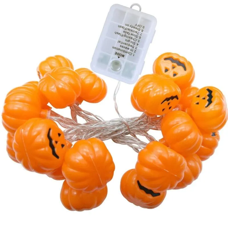 Halloween LED Pumpkin String Lights - Halloween Pumpkin Lights for Indoor and Outdoor Decoration