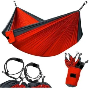 Hamacks Hammok Travel Hammock Ultralight Camping Chair| 300kg Load Capacity, Breathable, Quick Drying Parachute Nylon | 2 X Nylon Slings Included