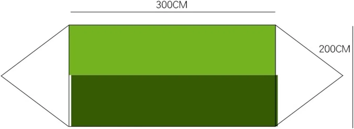 Hammock 300x200 Cm 2 Person Hammock Backpacking Tree Hammock Double Hammock Camping Portable Hammock for Camping Portable Hammock