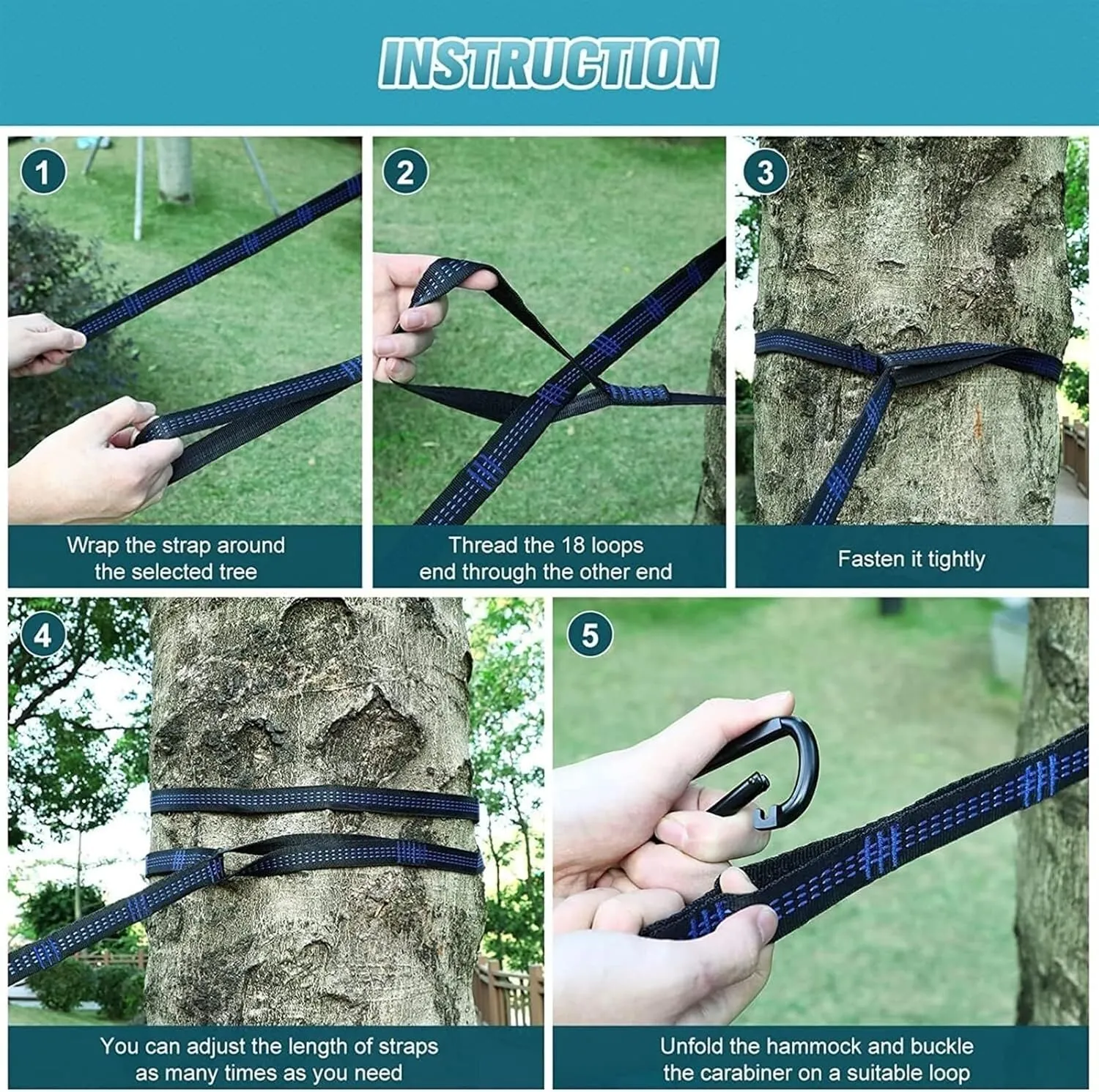Hammock 300x200 Cm 2 Person Hammock Backpacking Tree Hammock Double Hammock Camping Portable Hammock for Camping Portable Hammock