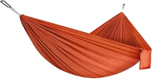 Hammock Camping Hammock Double & Single Hammock Portable Nylon Parachute Hammocks Swing for Indoor Outdoor Garden Hiking Travel Backpacking Hammocks for Outside (Color : F)