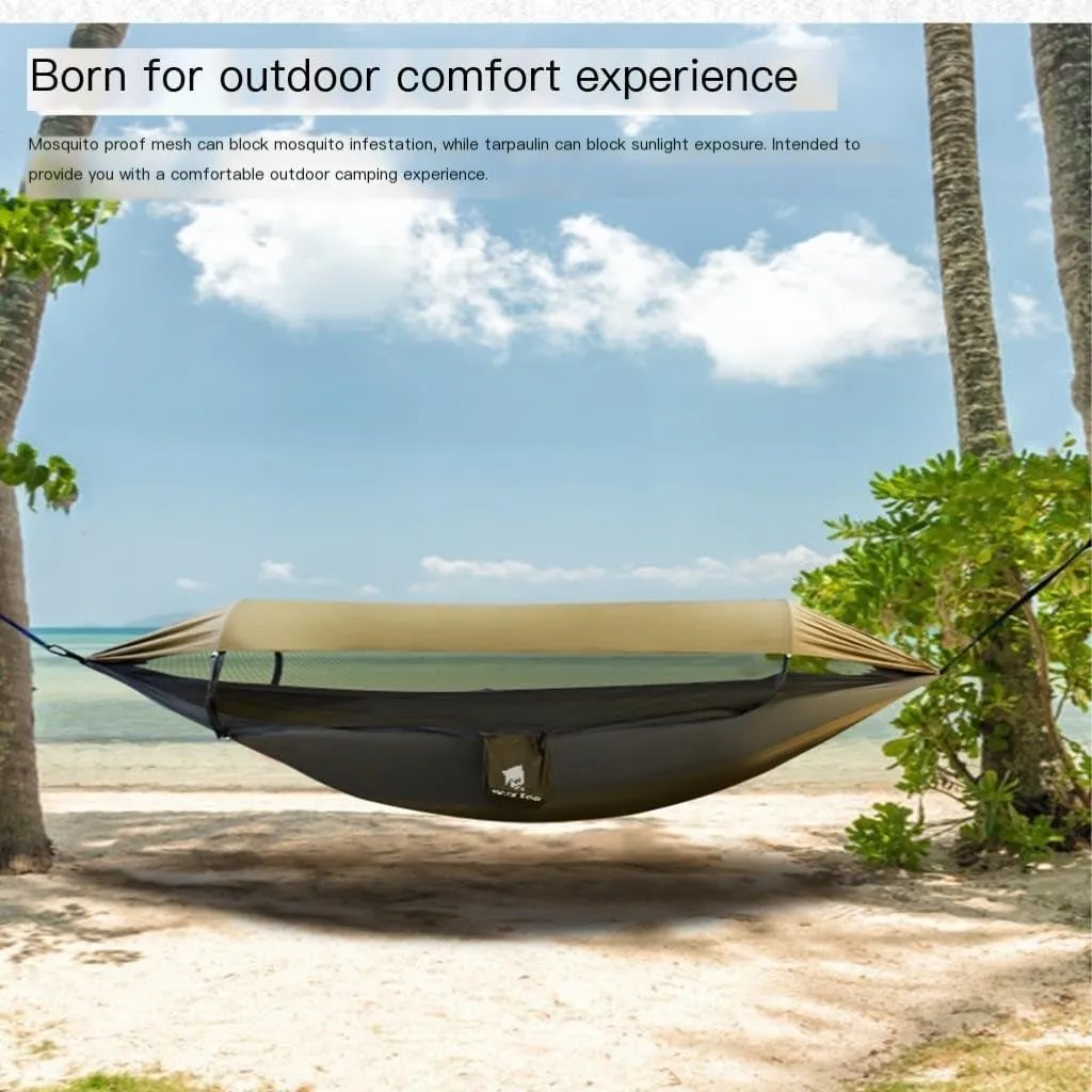 Hammock Double Camping Hammock Outdoor Swing Adult Indoor Student Dormitory Picnic Camp Single Anti-Rollover Hammock Hammock Outdoor