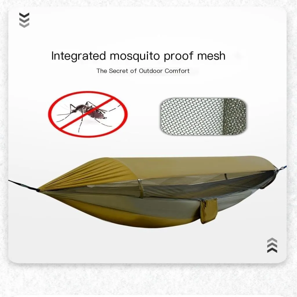 Hammock Double Camping Hammock Outdoor Swing Adult Indoor Student Dormitory Picnic Camp Single Anti-Rollover Hammock Hammock Outdoor
