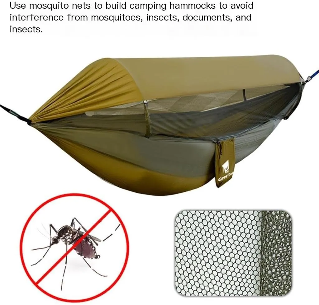 Hammock Double Camping Hammock Outdoor Swing Adult Indoor Student Dormitory Picnic Camp Single Anti-Rollover Hammock Hammock Outdoor