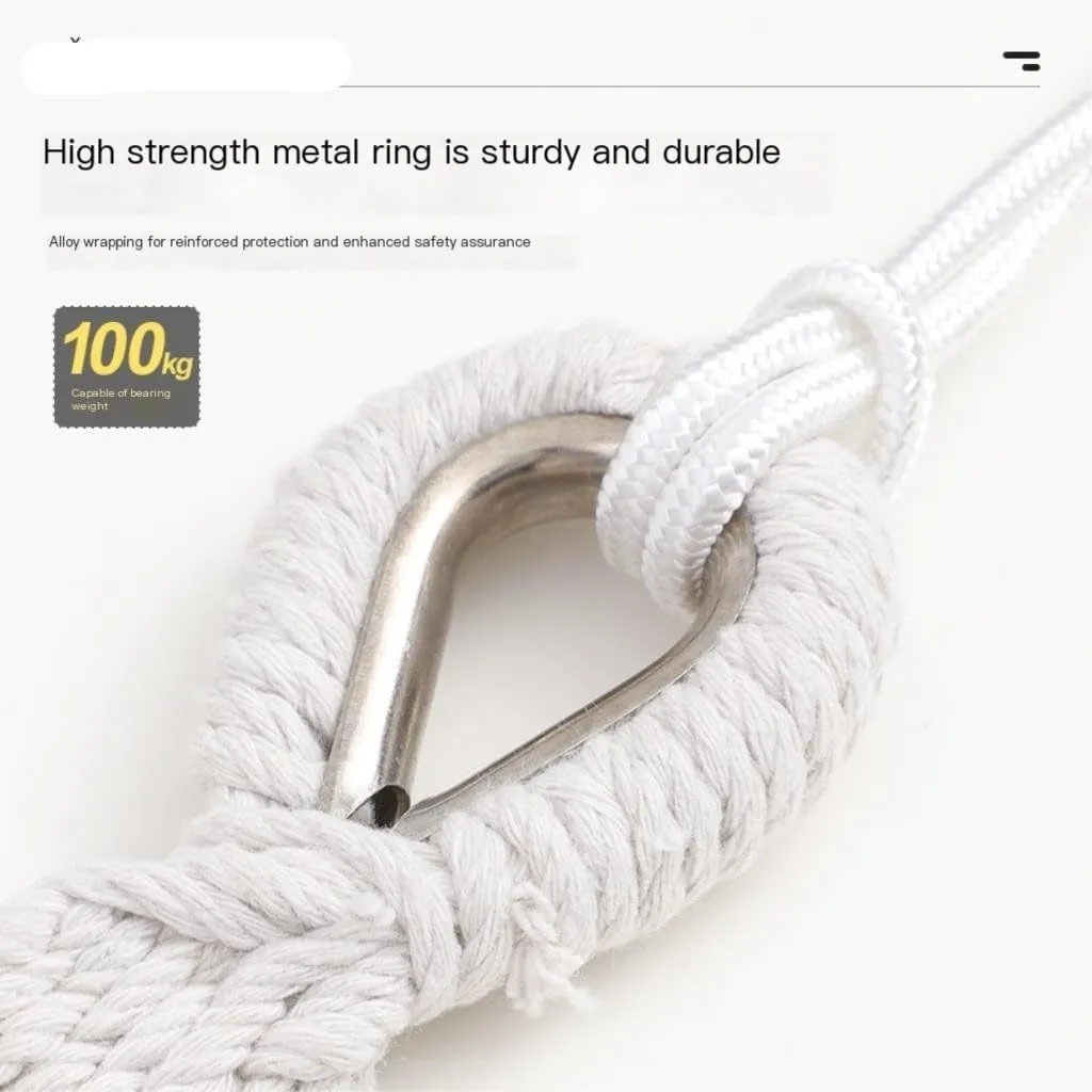 Hammock Double Hammock Outdoor Camping Swing Outdoor Camping Adult Anti-Rollover Single Double Net Bed Bedroom Hammock Hammock Outdoor(B)