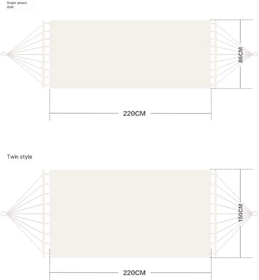 Hammock Double Hammock Outdoor Camping Swing Outdoor Camping Adult Anti-Rollover Single Double Net Bed Bedroom Hammock Hammock Outdoor(B)
