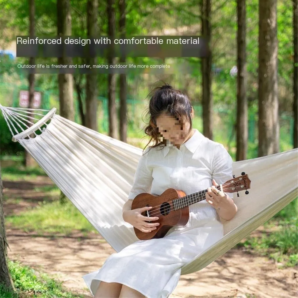 Hammock Double Hammock Outdoor Single Double Anti-Rollover Portable Camping Outdoor Detachable and Washable Hanging Chair Hammock Outdoor(B,190cm*80cm)