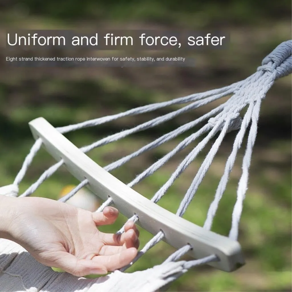 Hammock Double Hammock Outdoor Single Double Anti-Rollover Portable Camping Outdoor Detachable and Washable Hanging Chair Hammock Outdoor(B,190cm*80cm)