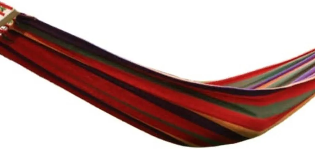 Hammock Double Outdoor Camping Canvas Hammock Single Double Camping Thickened Hanging Chair Dormitory Swing Portable Hammock Outdoor(Red,Large)