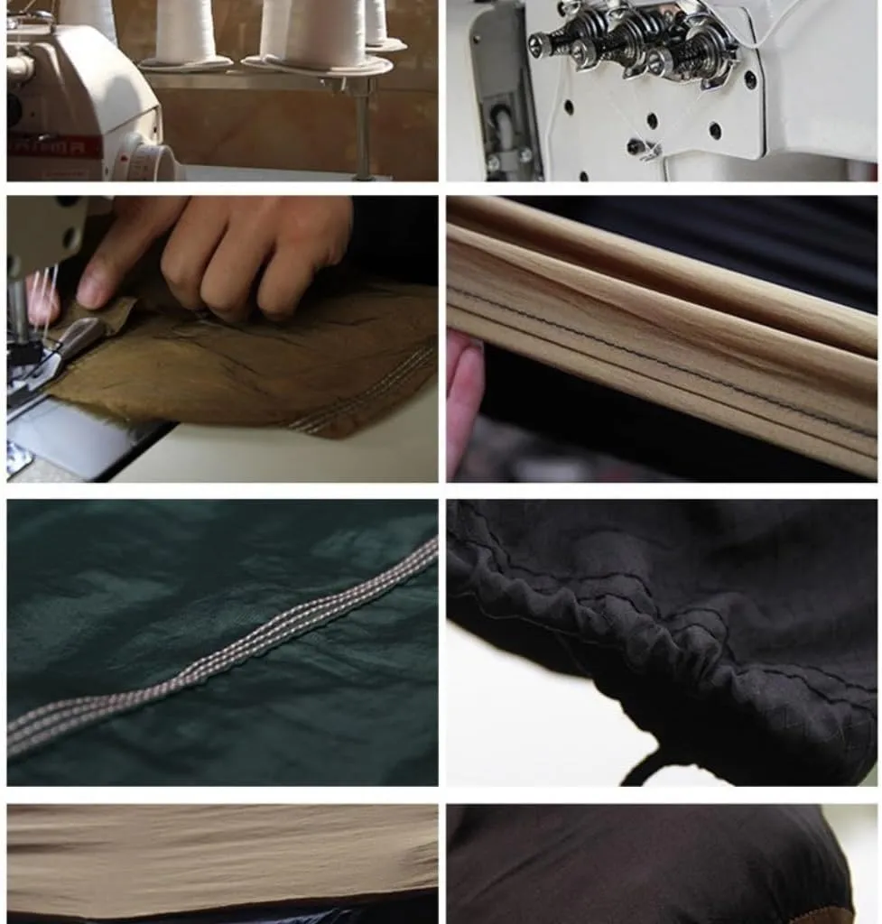 Hammock Double Outdoor Camping Parachute Cloth Hammock 270 * 140cm Lightweight Hammock Color Matching Load-Bearing 300KG Hammock Outdoor