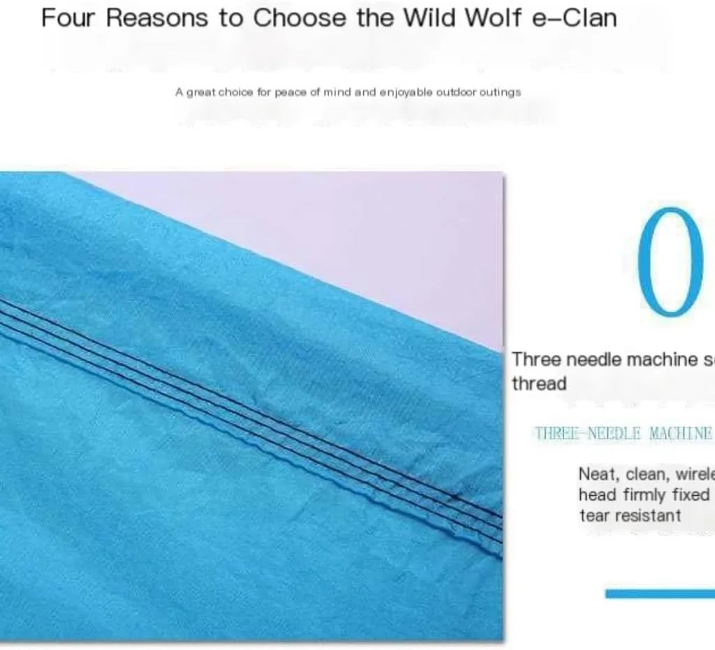 Hammock Double Outdoor Single Hammock Anti-Rollover Outdoor Portable Camping Hanging Chair Double Parachute Cloth Hammock Hammock Outdoor(Blue)