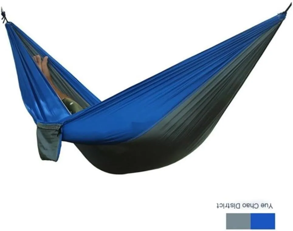 Hammock Double Outdoor Thickened Canvas Outdoor Bent Wooden Stick Hanging Sheet Double Hammock Swing Dormitory Camping Hammock Outdoor(A)