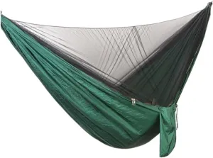 Hammock Double Quick-Release Hammock with Mosquito Net Hanging Sheet Double Parachute Cloth Anti-Rollover Camping Hammock Hammock Outdoor(F)