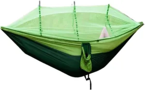 Hammock Hammock Outdoor Camping Anti-Mosquito Outdoor Camping with Mosquito Net Breathable Hanging Tree Tent Hammocks for Outside(C)