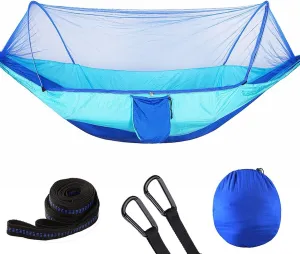 Hammock with Mosquito Net Camping Double Portable Hammock Load 200kg for Camping Hiking Backyard Outdoor Backpacking Travel with 2m Rope Buckle (Color : C, Size : 250x120cm)