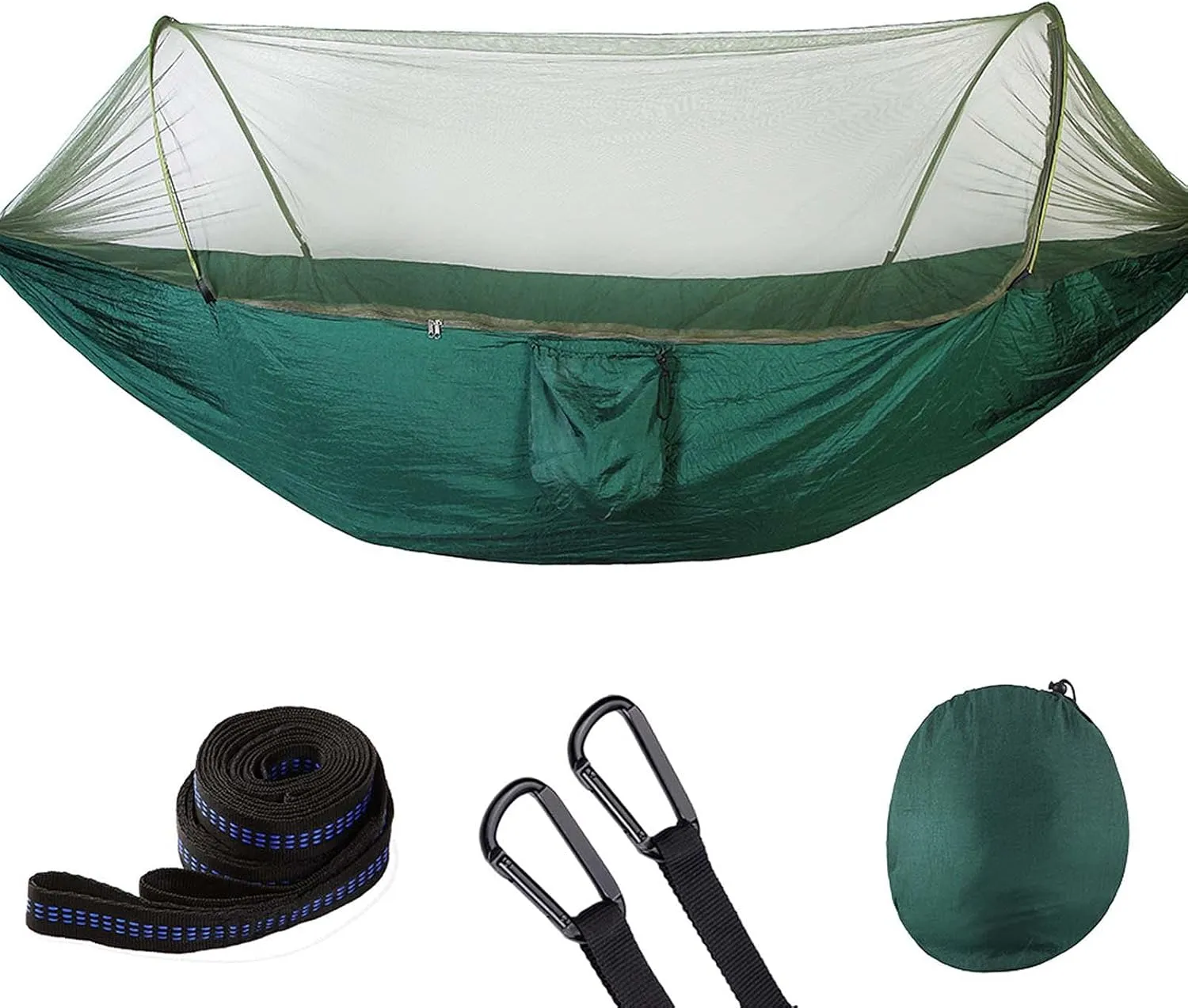 Hammocks for Trees, Camping Hammocks with Netting, Quick Dry Hammock, Double Hammock Swing Chair Outdoor with Tree Hooks, for Beach, Backyard, Patio