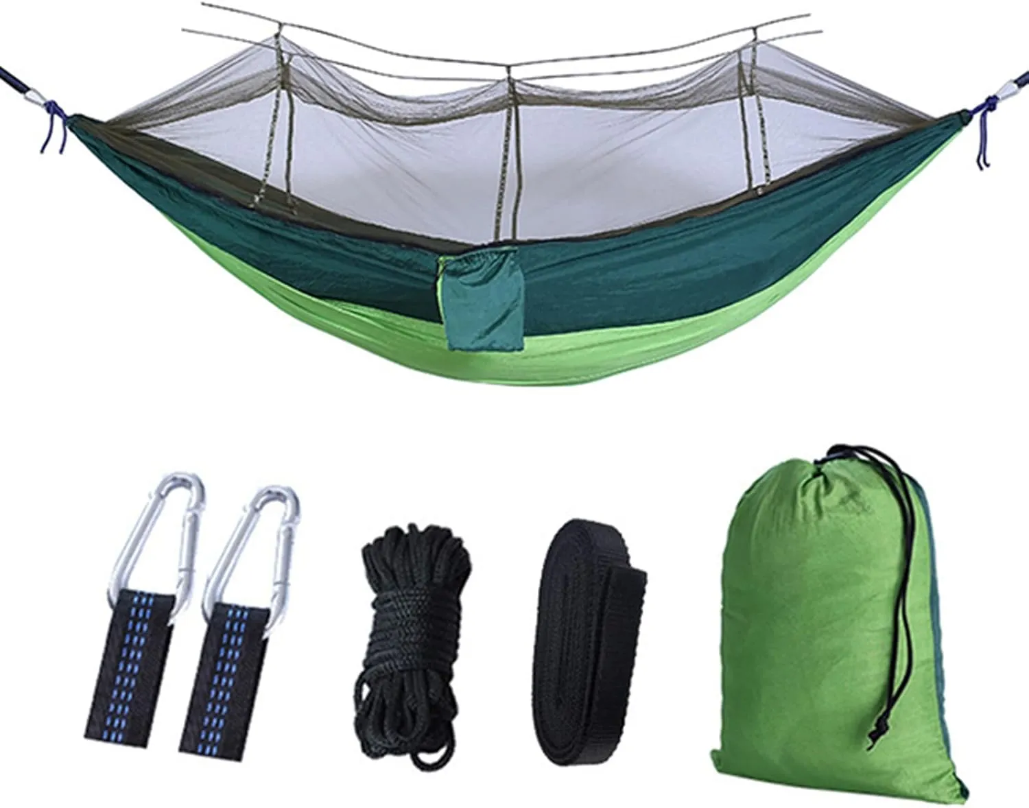 Hammocks Hammock Portable Hammock Gear 1 Person Ultralight Hanging Bed with Mosquito Net for Survival Travel Indoor Camping Beach Hiking Outdoor Hammock