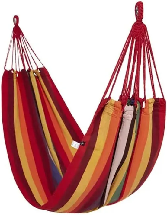 Hammocks Outdoor Hammock Camping Breathable Wear-Resistant Thickened Portable Hammock, 200*100cm, Red