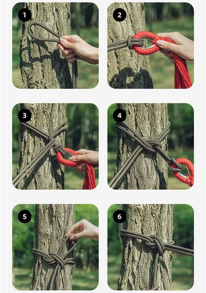 Hammocks Outdoor Hammock Camping Breathable Wear-Resistant Thickened Portable Hammock, 200*100cm, Red