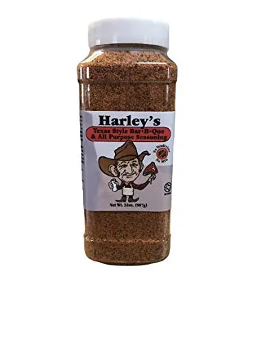 Harleys Texas Seasoning 32oz | Original All Purpose BBQ Seasoning Perfect for Seasoning Everything From Meat to Seafood. (Original - No MSG)